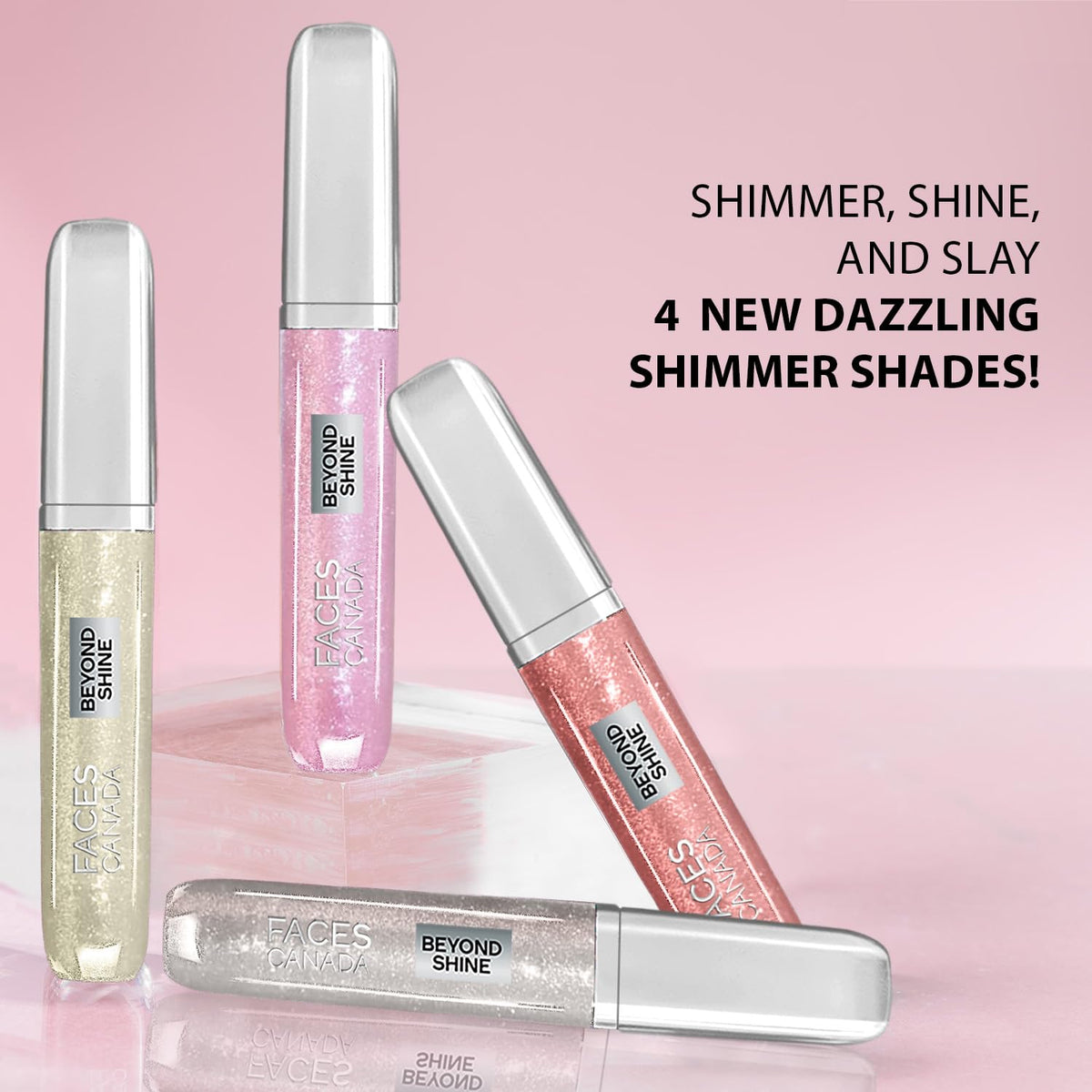 FACESCANADA Beyond Shine Lip Gloss - Baebe 03, 3.8Ml | Lightweight Non-Sticky Luxurious Texture For Glossy Lips | Instant Shine | Fuller, Supple & Plump Lips |