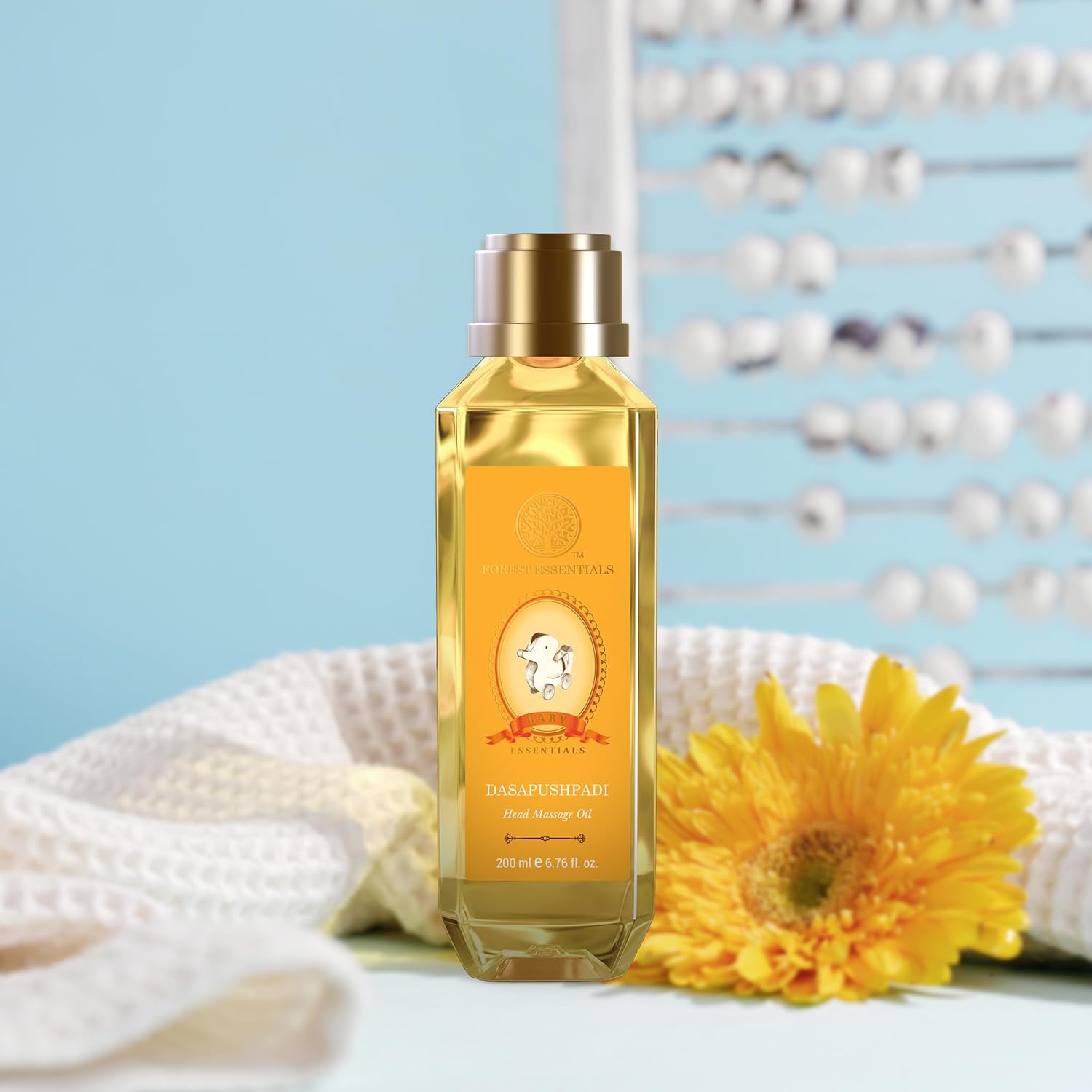 Forest Essentials Dasapushpadi Baby Head Massage Oil, 200ml