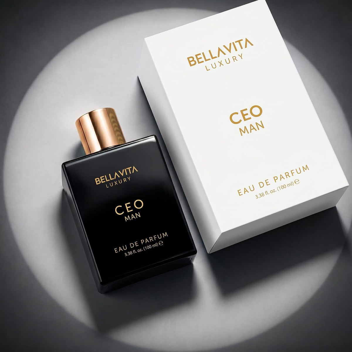 Bella Vita Luxury CEO Man | Long Lasting EDP 100ml | with Lemon, Lavender, Tonka, Mandarin & Vetiver | Premium Fragrance Perfume for Men | Ideal for Every Momen