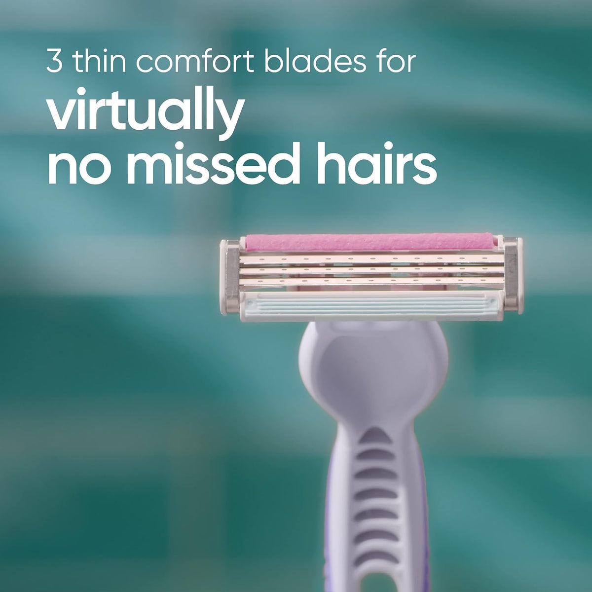 Gillette Venus Simply3 Disposable Razors for Women, 8 Count, Designed for a Close and Comfortable Shave 8 Razors