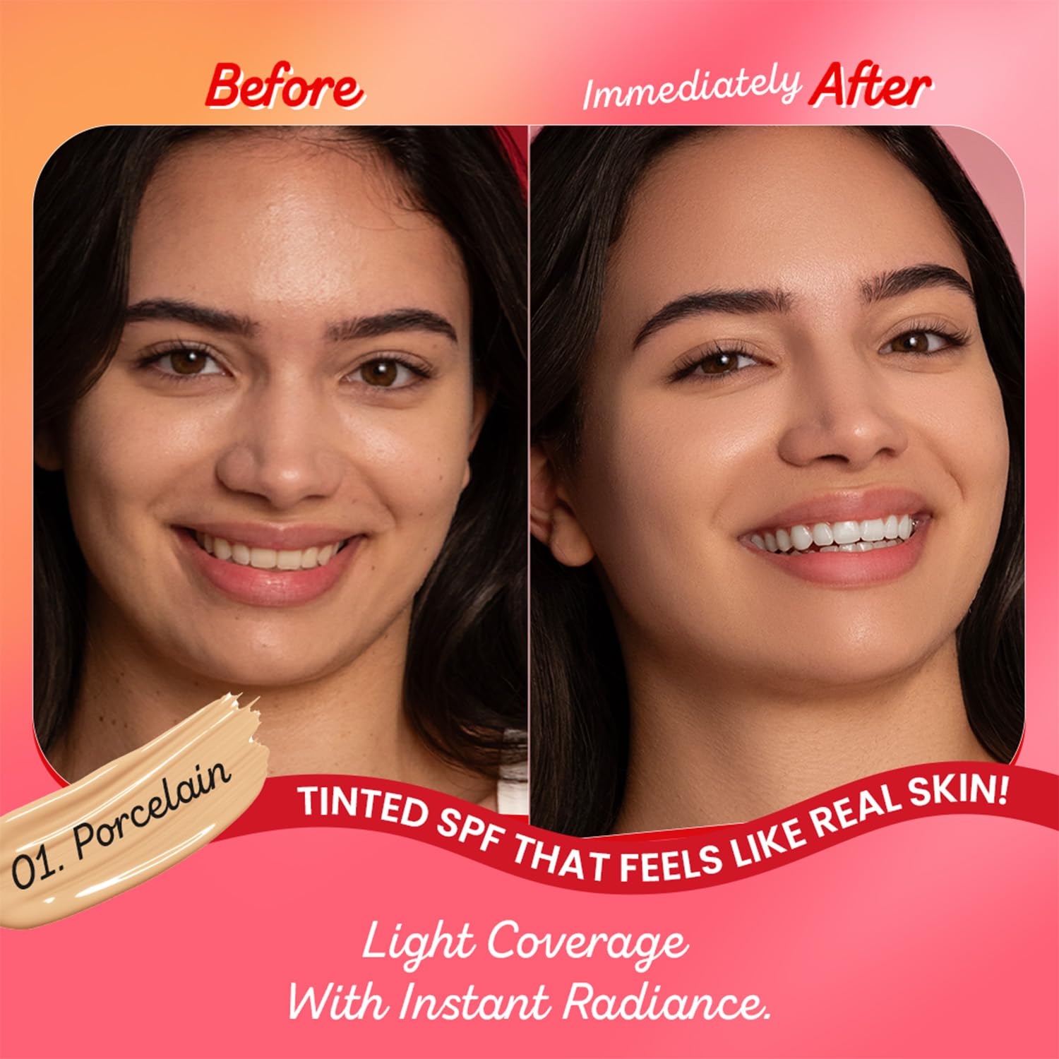 Dot & Key Strawberry Dew Tinted Sunscreen In-Vivo Tested SPF 50+ PA++++ With New-Age UV Filters, Brightens & Protects Skin, Ultra-light, Blends Easily, With Niacinamide, Natural Finish, Non-Sticky| 50ml