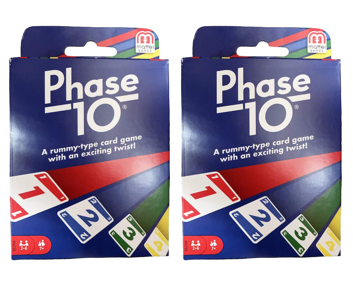 Uno and Phase 10 Pack of 2