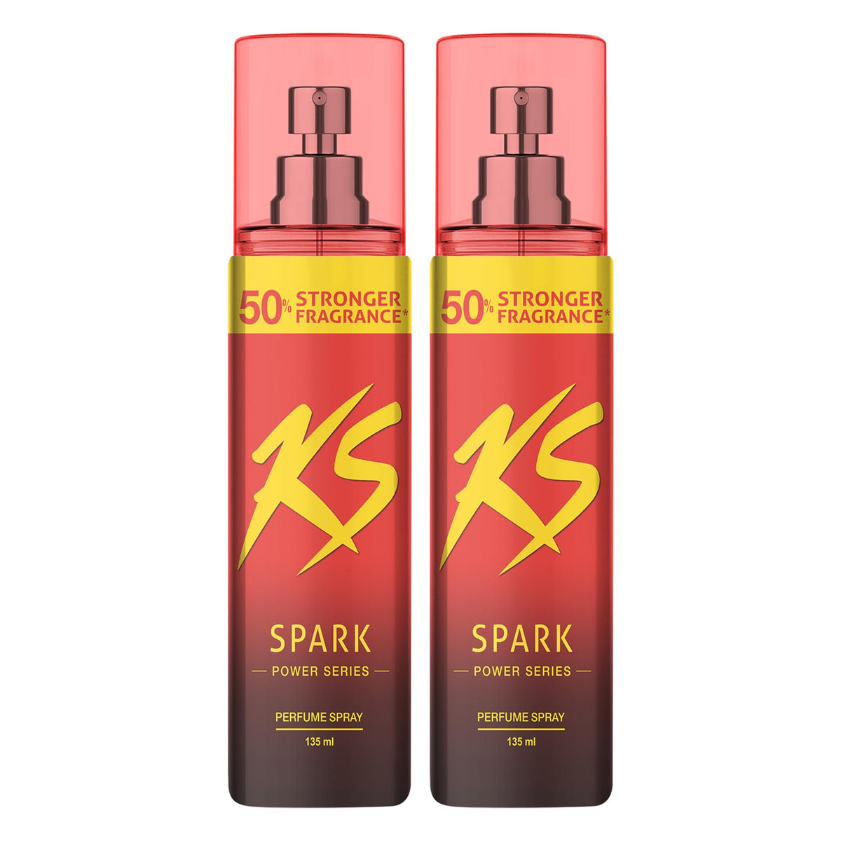 KamaSutra Spark Power Series Perfume Spray for Men Combo Pack (2 x 135ml) | Long-Lasting Premium Fragrance | Body Spray for Men | Strong Scent | Travel-Friendly