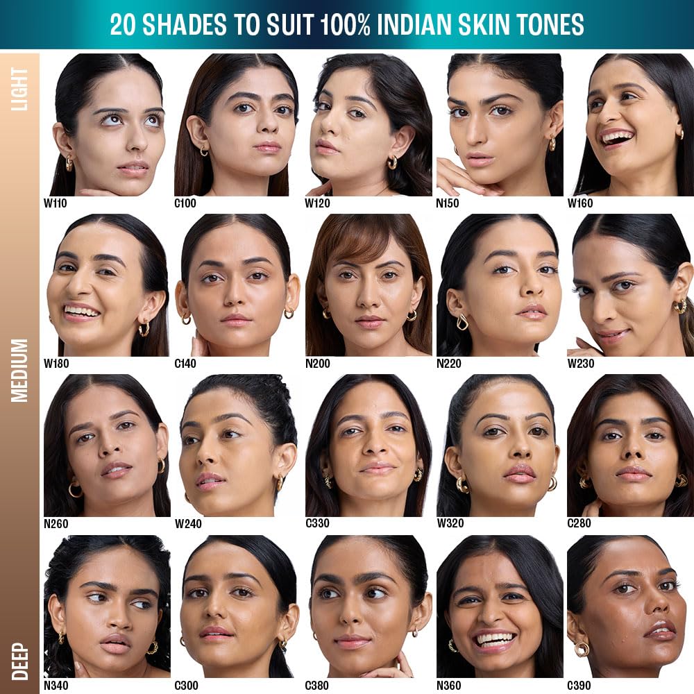 Lakme 9to5 Hya Matte Foundation + Hyaluronic Acid Cool Rose - 25ml