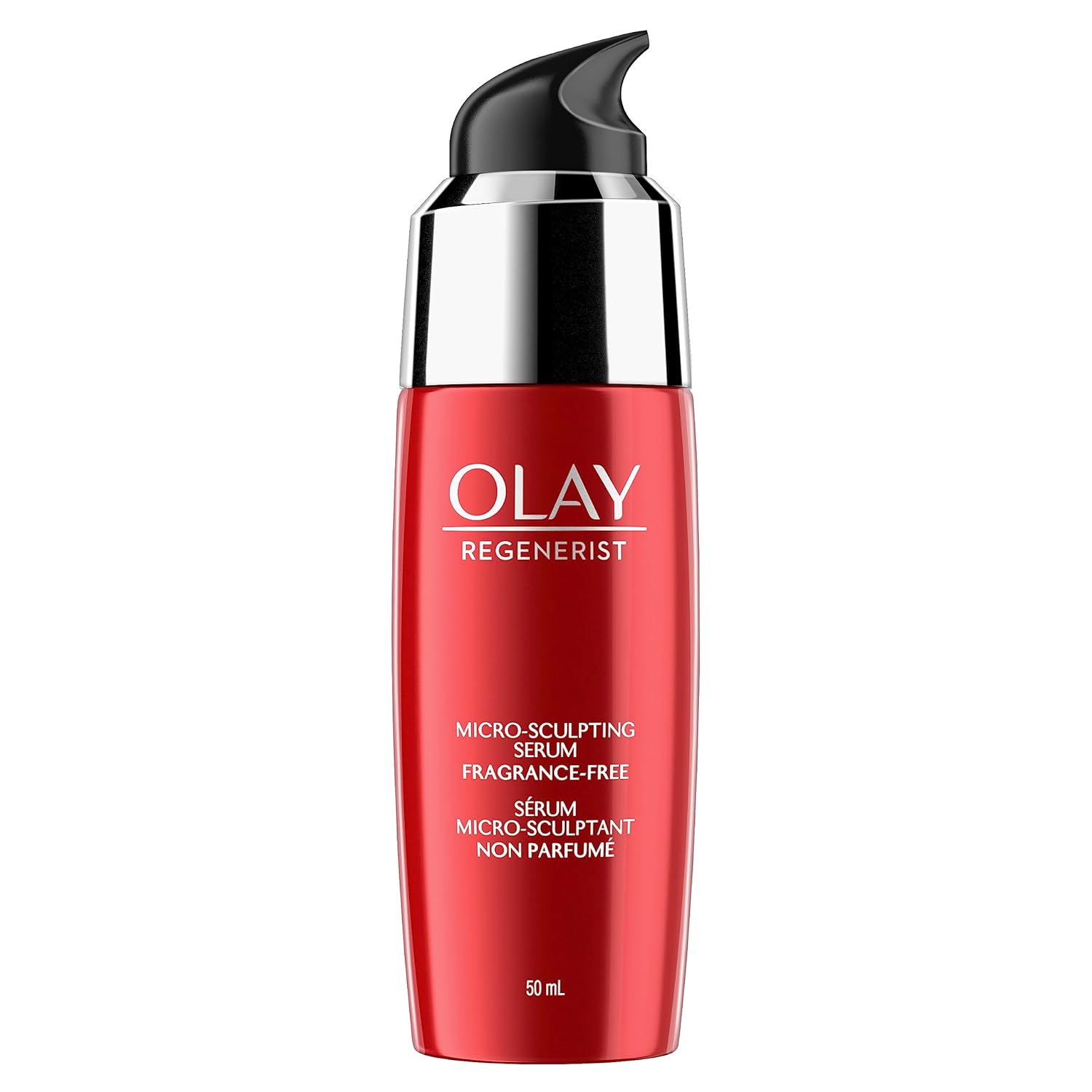 Olay Regenerist Micro-Sculpting Serum with Hyaluronic Acid, Fragrance-Free Face Moisturizer 1.7 Fl Oz