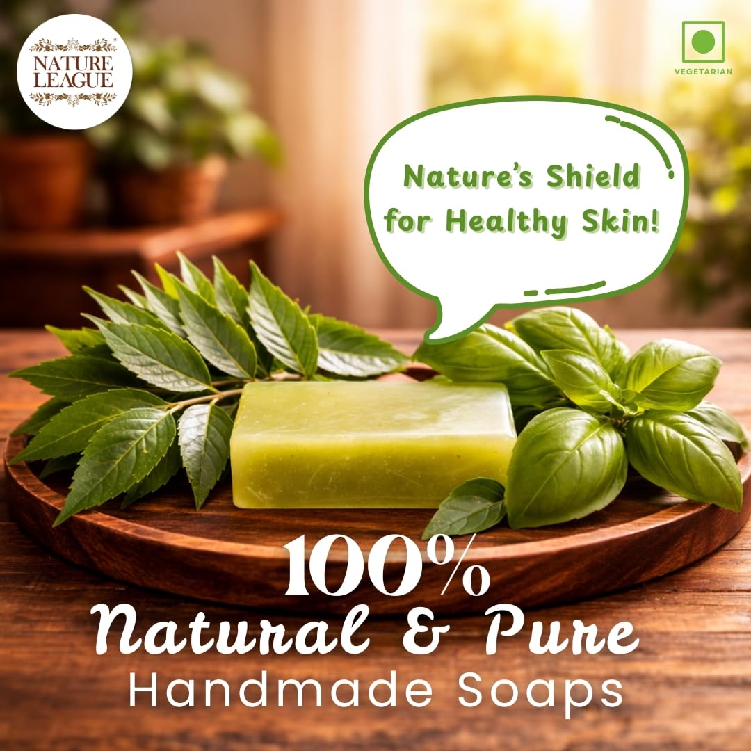 Natural Skin Nourishing Bath & Body Combo of Handmade Soaps, Made With Natural Oils, Goat Milk, Camphor, Vitamin-E, With Captivating Fragrance, SLS & Paraben Fr