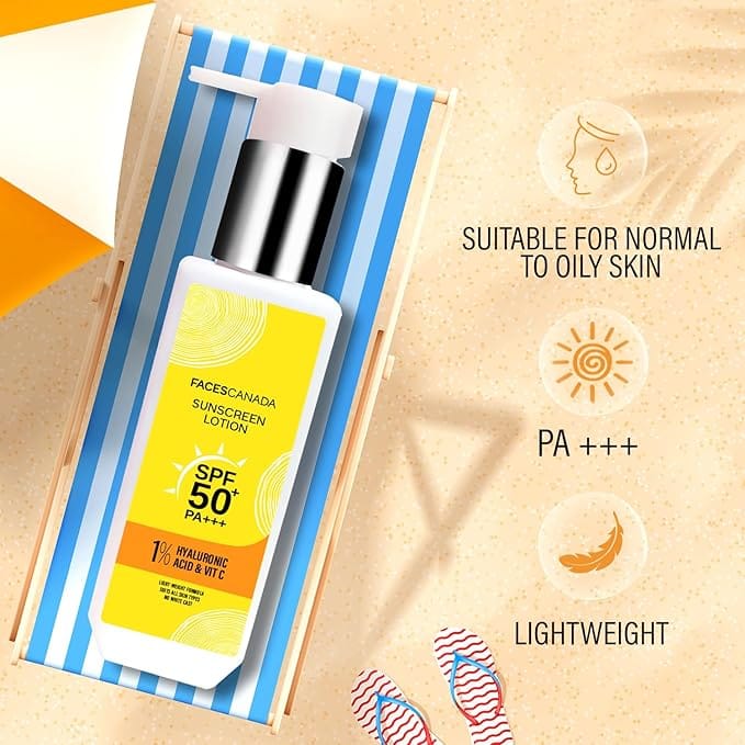 Faces - Sunscreen Lotion SPF 50 PA+++ (100ml)