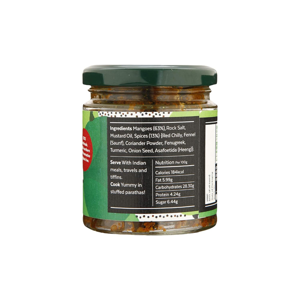 Aamra Homemade Traditional Dry Mango Pickle, No Artificial Preservatives- 150 grams