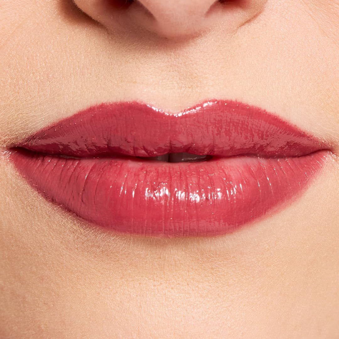 Revolution Pout Lip Gloss Stick – Sugar Plum Mauve | Juicy Tint with Glossy Balm Finish | Moisturizing, Lightweight & Non-Sticky | Vegan & Cruelty-Free | 3g