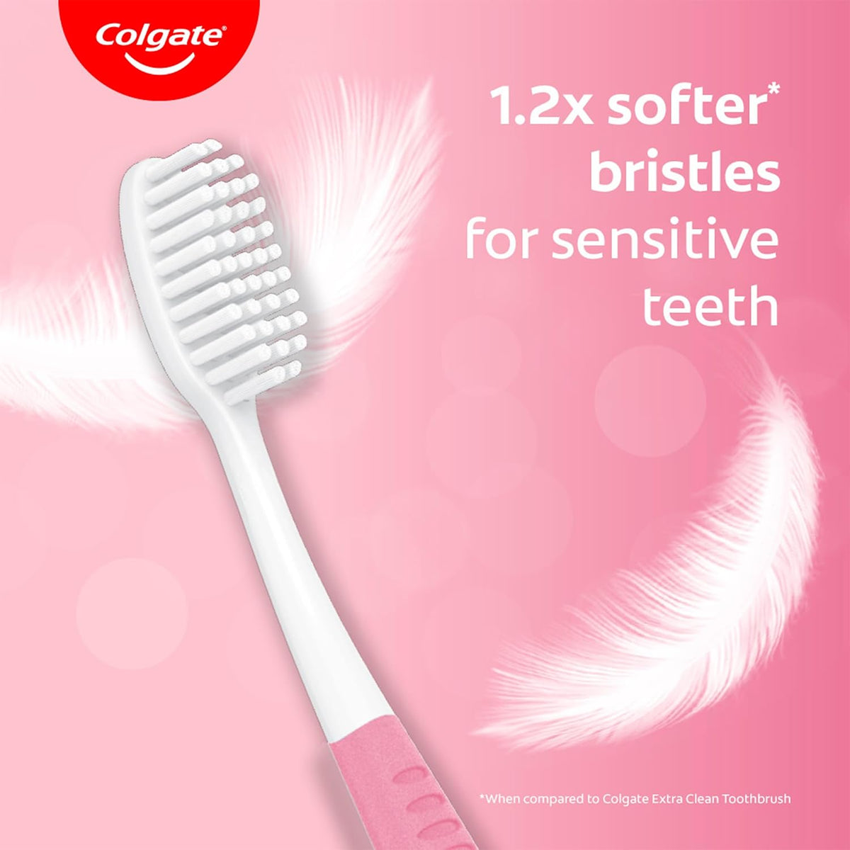 Colgate Sensitive Toothbrush Set | Ultra Soft Bristles | Sensitive Teeth 4 count (Pack of 1)