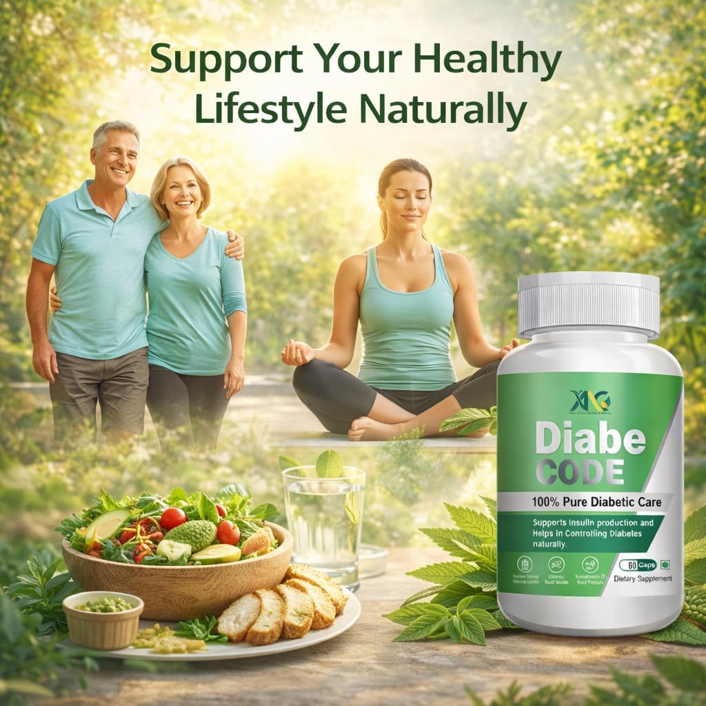 ANC DiabeCode 750mg (60 Capsules) Support Endocrine Health & Diabetes Control Insulin Resistance | Supports Healthy Energy | Normalize Blood Sugar (DiabeCode)
