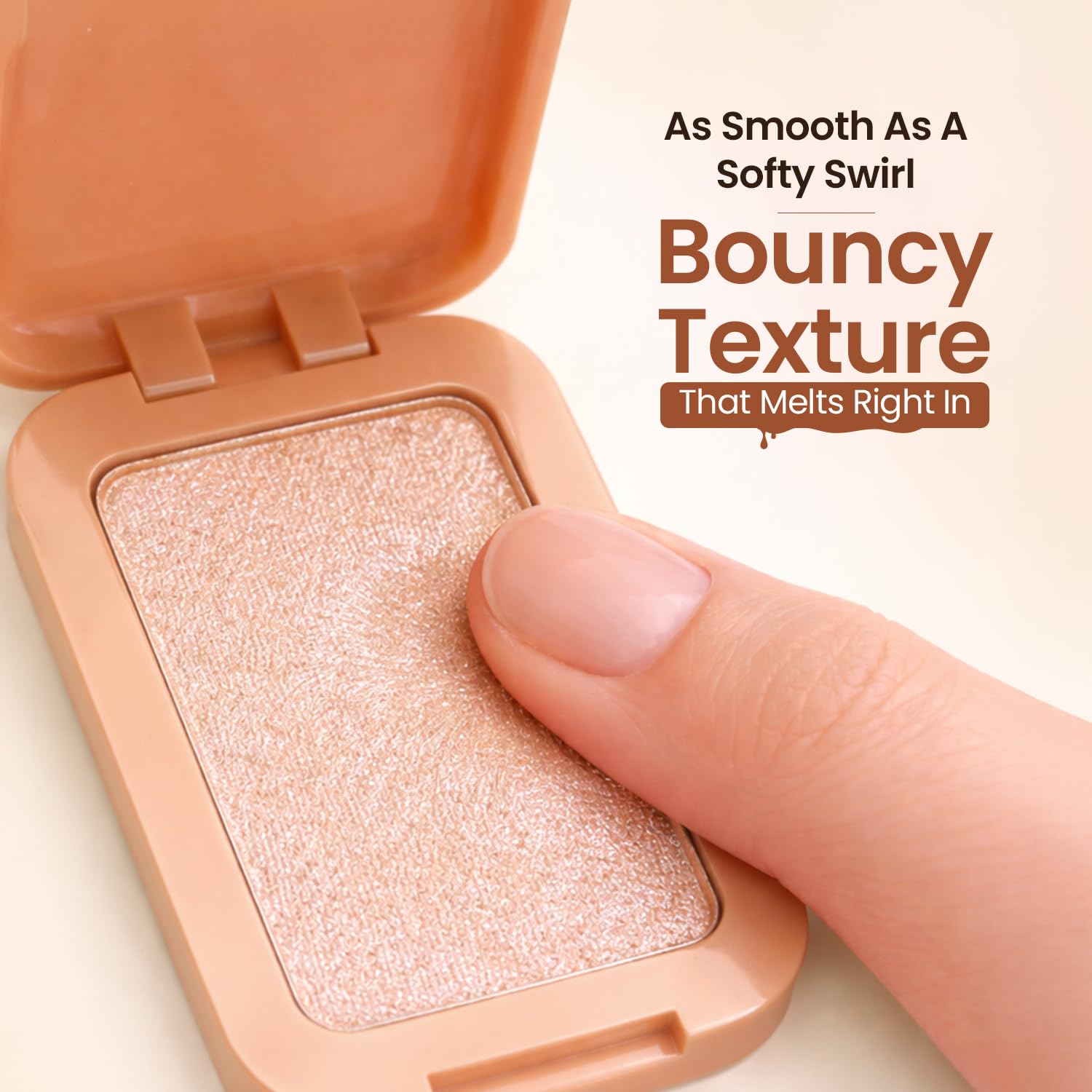 Swiss Beauty Softy Highlighter | Buttery Texture | Blendable | Highly Pigmented | Long-Lasting | Travel-Friendly | 7g, Shade- 2. Hazelnut