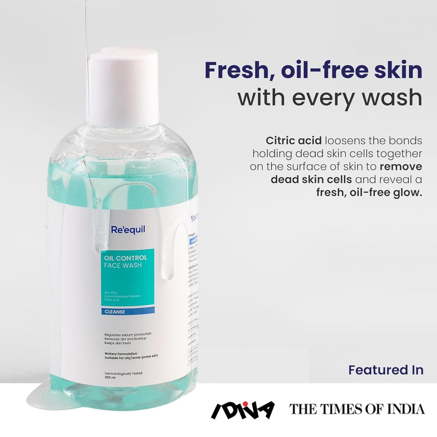 Re'equil - Oil Control Face Wash (200ML)