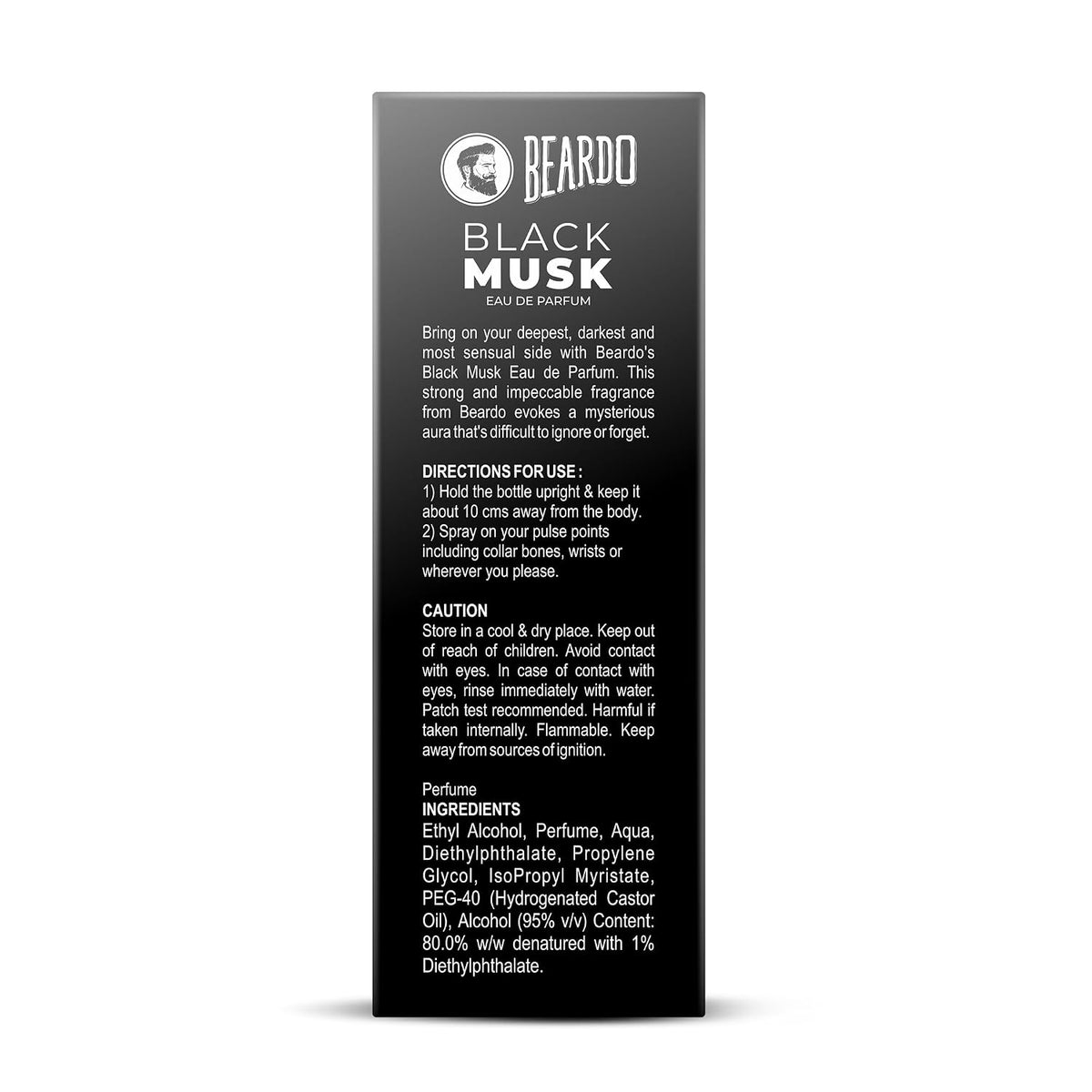 Beardo Black Musk Perfume EDP (100ml) Musk 100 ml (Pack of 1)