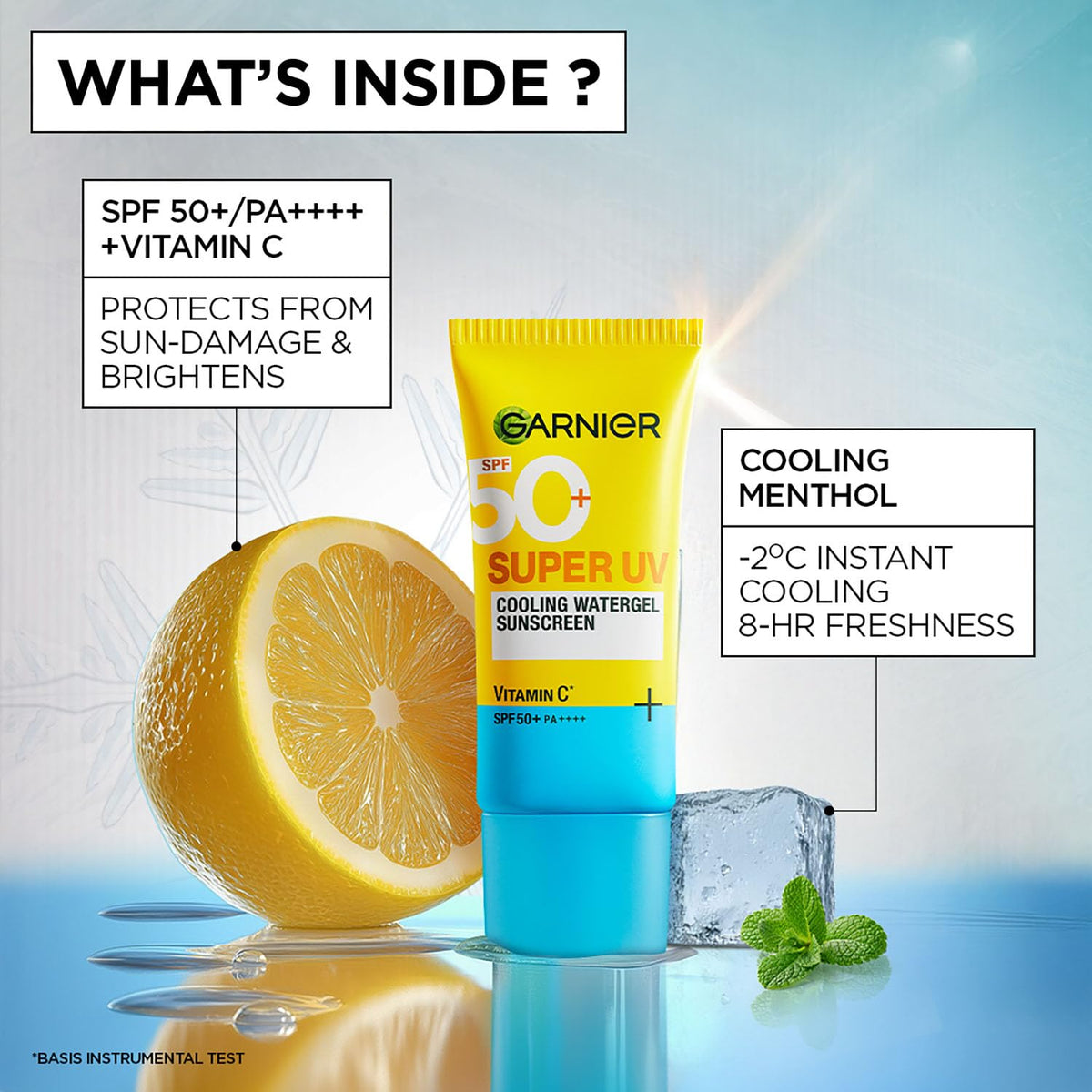 Garnier Super UV Cooling Watergel Sunscreen SPF 50 PA++++, 30ml