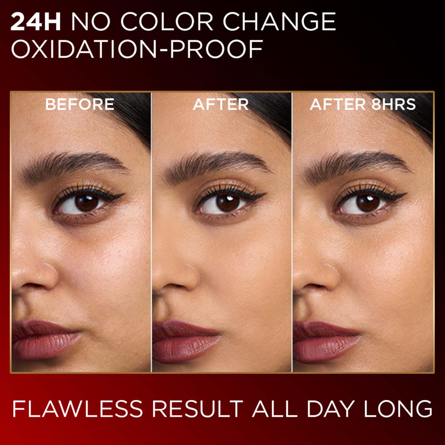 L'Oreal Paris Infallible Cushion Foundation, 24Hr Full Coverage, Glass-skin finish, No Oxidation, Shade 260, 11g