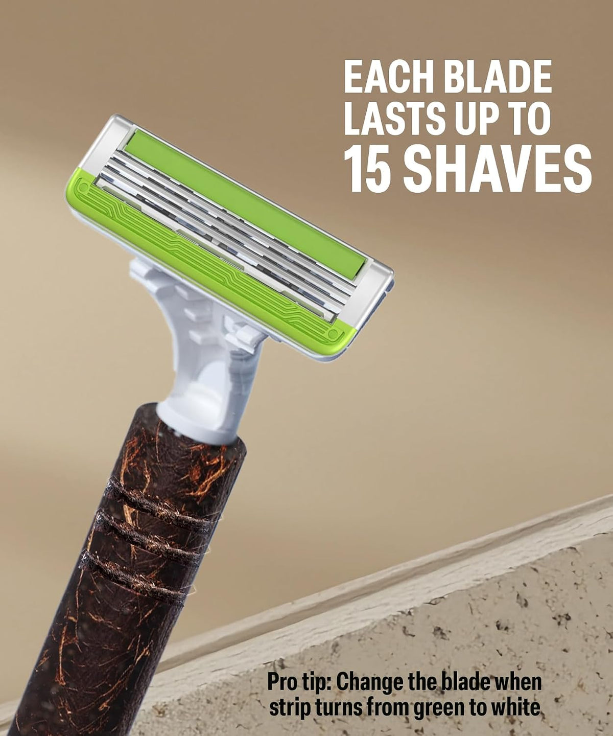Bombay Shaving Company Eco Sensi 3 Razor and Sensitive Shaving Foam Combo | 3 Blades Shaving Razor For Men | 1 Handle with 2 Cartridge blades | Sensitive Shavin