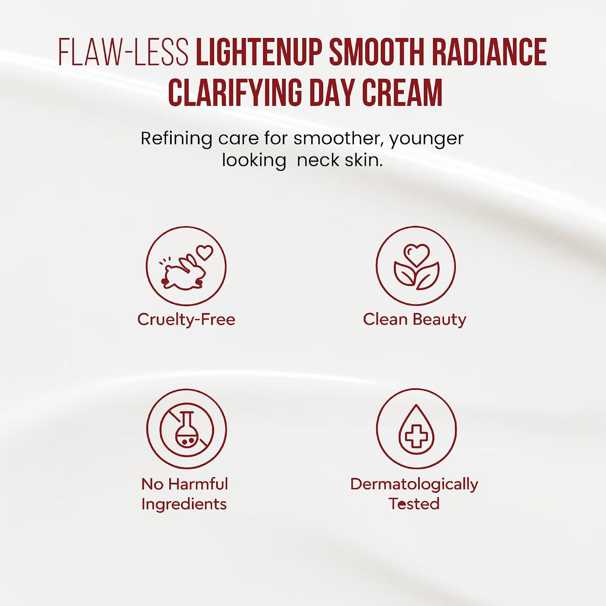 Mitchell USA Flawless Lighten Up Radiance Day Cream 50g | Moisturizer Cream | Peony, Alpha Arbutin, Niacinamide & Shea Butter | UVA/UVB Protection | Brightening
