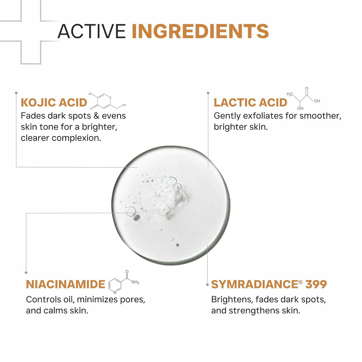DERMATOUCH Kojic Acid 2% Serum | Best for Hyperpigmentation, Uneven Skin Tone & Dark Spots | For Both Men & Women | 30ml 30 ml (Pack of 1)