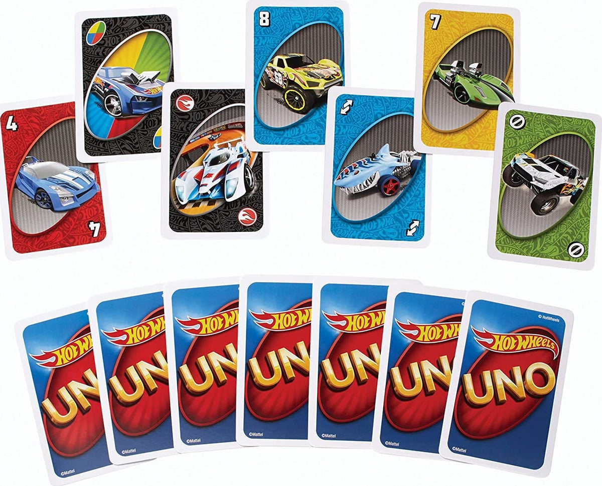 Hot Wheels UNO Game