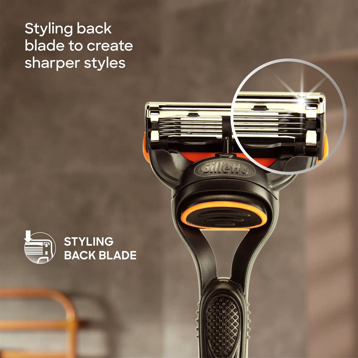 Gillette Flexball Pro Glide Gift Pack With Razor, 4 Cartridges & Fusion Manual Shaving Razor Blades - 4s Pack