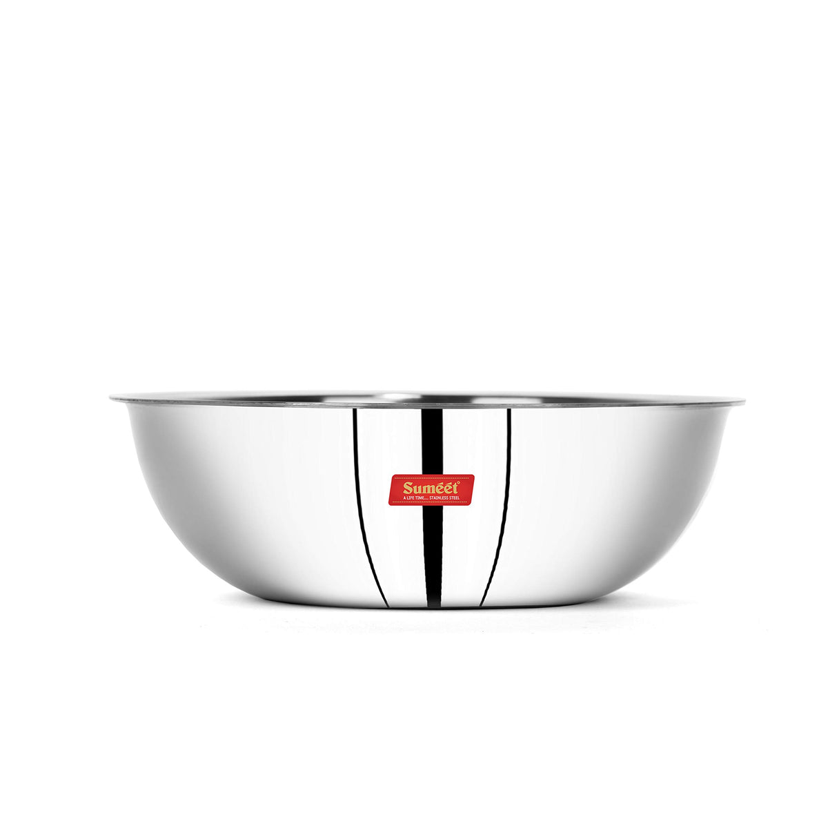 Sumeet Cook Smart TriPly Steel-Aluminium-Steel - 3 Layers Tasra - 1.5Ltr - 20Cm 1.5 Litres