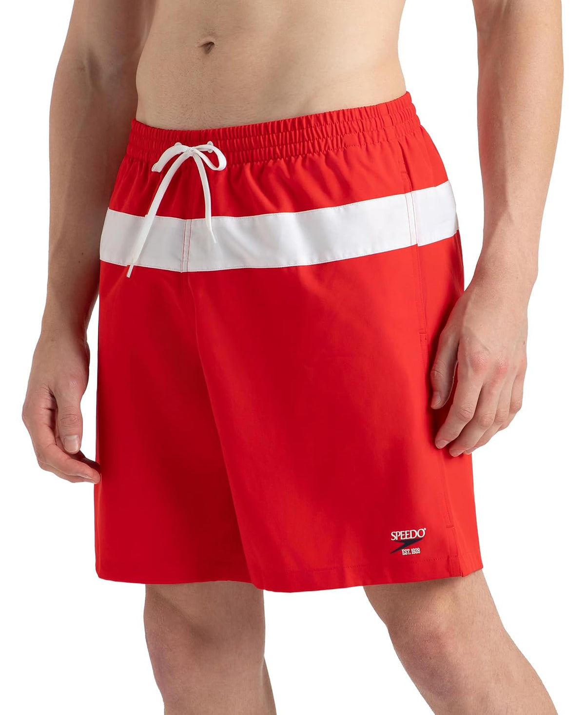 Speedo Men's 4 Way Comfort Stretch Volley Watershorts with Side Pockets | 100% Recycled Polyester | Water Repellent | Chlorine Resistant | UPF 50+ Sun Protectio