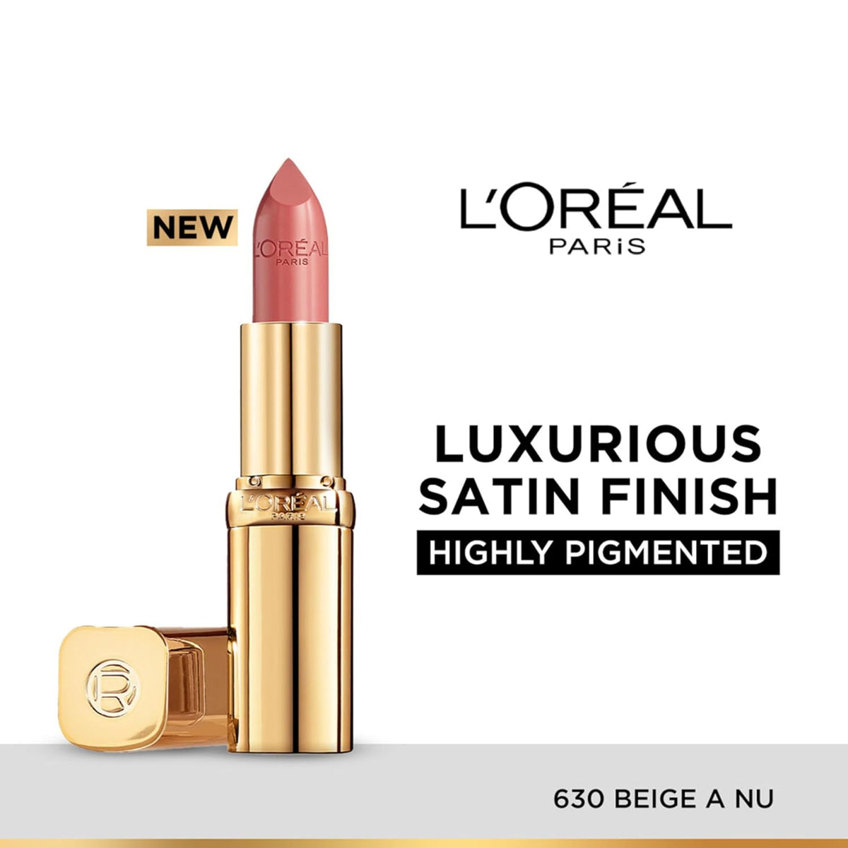 L'Oreal Paris Color Riche Satin Lipstick 601 Worth It, 4 Gm 601 Worth It 4.5 g (Pack of 1)