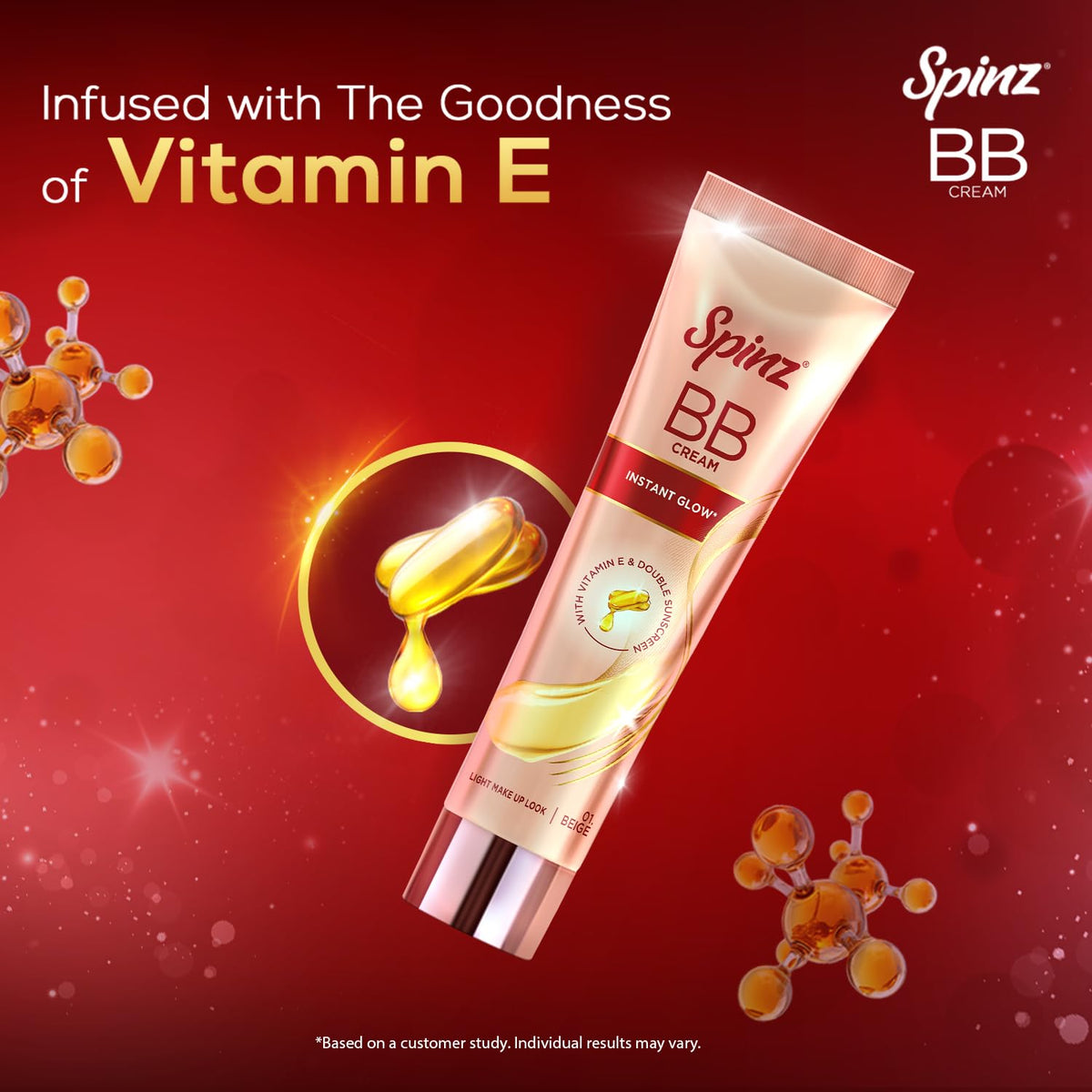 Spinz BB Cream|Instant Glow|Even Skin Tone & Natural Coverage|29g 29 g (Pack of 1)