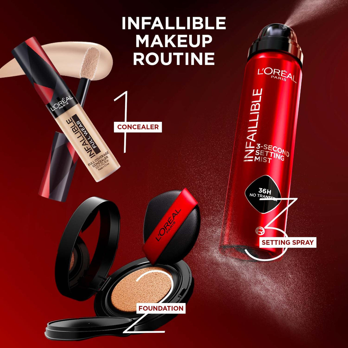 L'Oreal Paris Infallible 24H Cushion Foundation, N257
