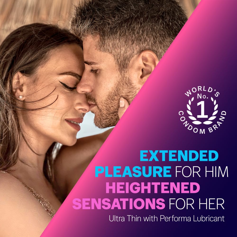 Durex Extra Time Ultra Thin Condom 10 Count