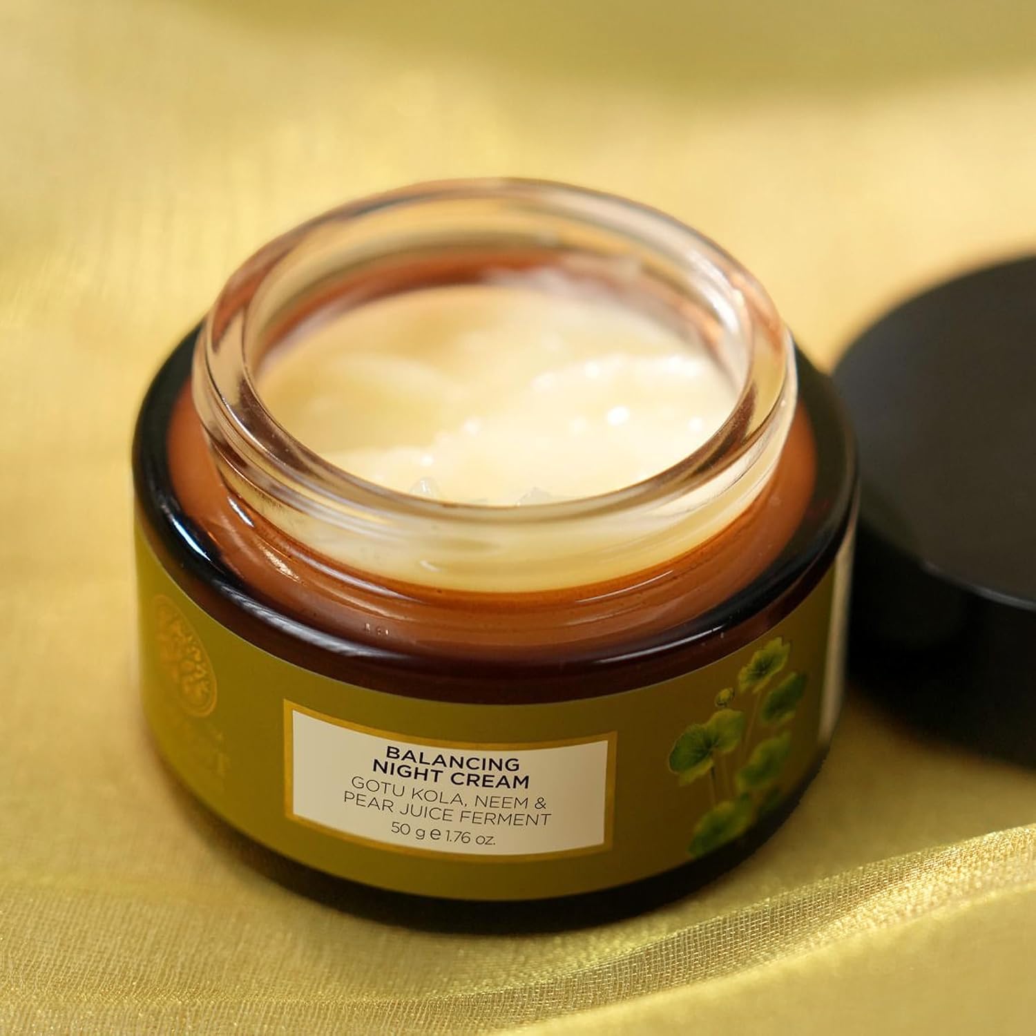Forest Essentials Balancing Night Cream with Gotu Kola & Neem | Anti-Acne Face Cream | Moisturising | Controls sebum production | Improves skin elasticity