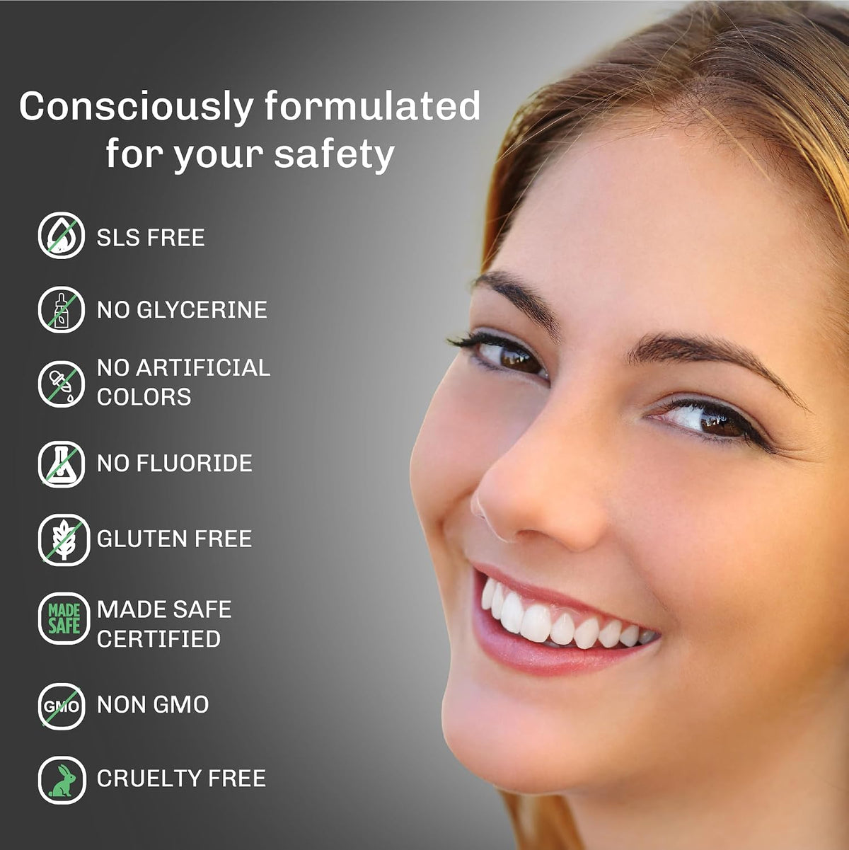 Bentodent Activated Charcoal Whitening Toothpaste With A Soft (Bio Black/or Bio White) Biodegradable Toothbrush, SLS and Fluoride Free, Safe and Certified,Pack