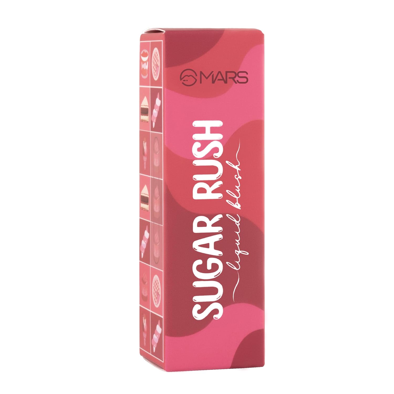 MARS Sugar Rush Liquid Blush (04-ROSE SLUSH) | High-Pigmentation | Lightweight Formula | Dewy Matte Finish | Long-Lasting | Smooth Radiant Glow | Easy Doe-Foot Applicator (4.5ml)