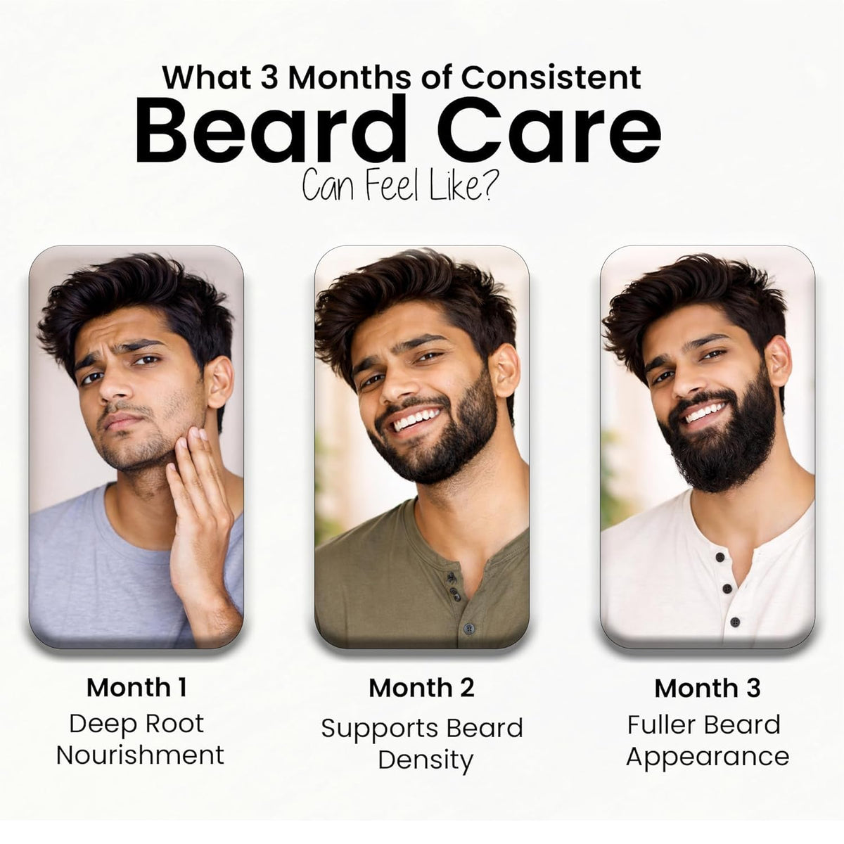 Beard Serum & Shilajit Resin Combo | Beard Serum with Watercress Extract & Redensyl | Ayurvedic Wellness Combo for Men