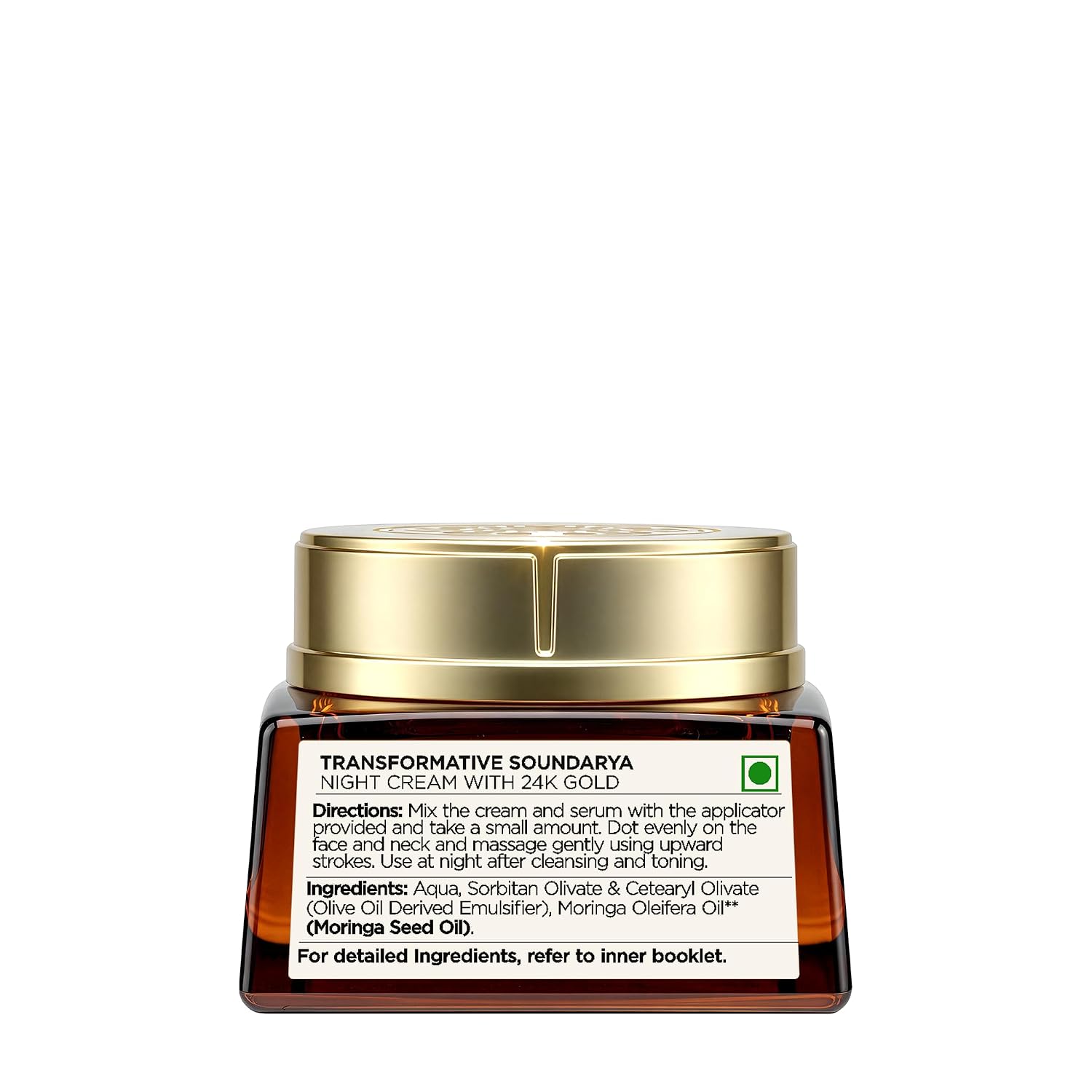 Forest Essentials Bestselling Soundarya Night Cream with 24K Gold | Anti-Ageing Overnight Repair| With Bakuchiol & Hyaluronic Acid | Restorative & Nourishing