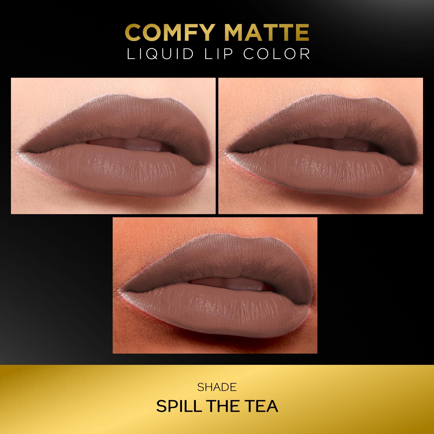 FACESCANADA Comfy Matte Liquid Lipstick - Spill The Tea 29, 3.8 ml | Comfortable 10HR Longstay | Intense Matte Color | Almond Oil & Vitamin E Infused | Super Smooth | No Dryness | No Alcohol