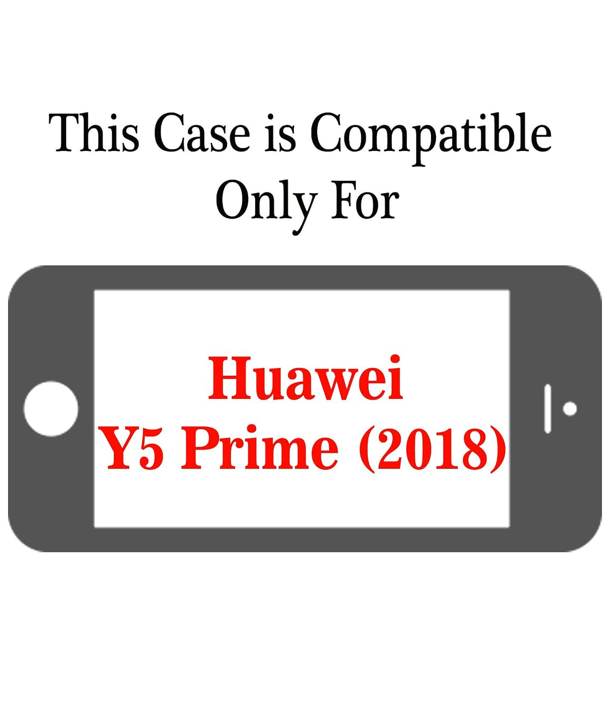 Being Different Doesn't Matter Quote Hard Printed Designer Case for Huawei Y5 Prime (2018) Back Cover DNL1036