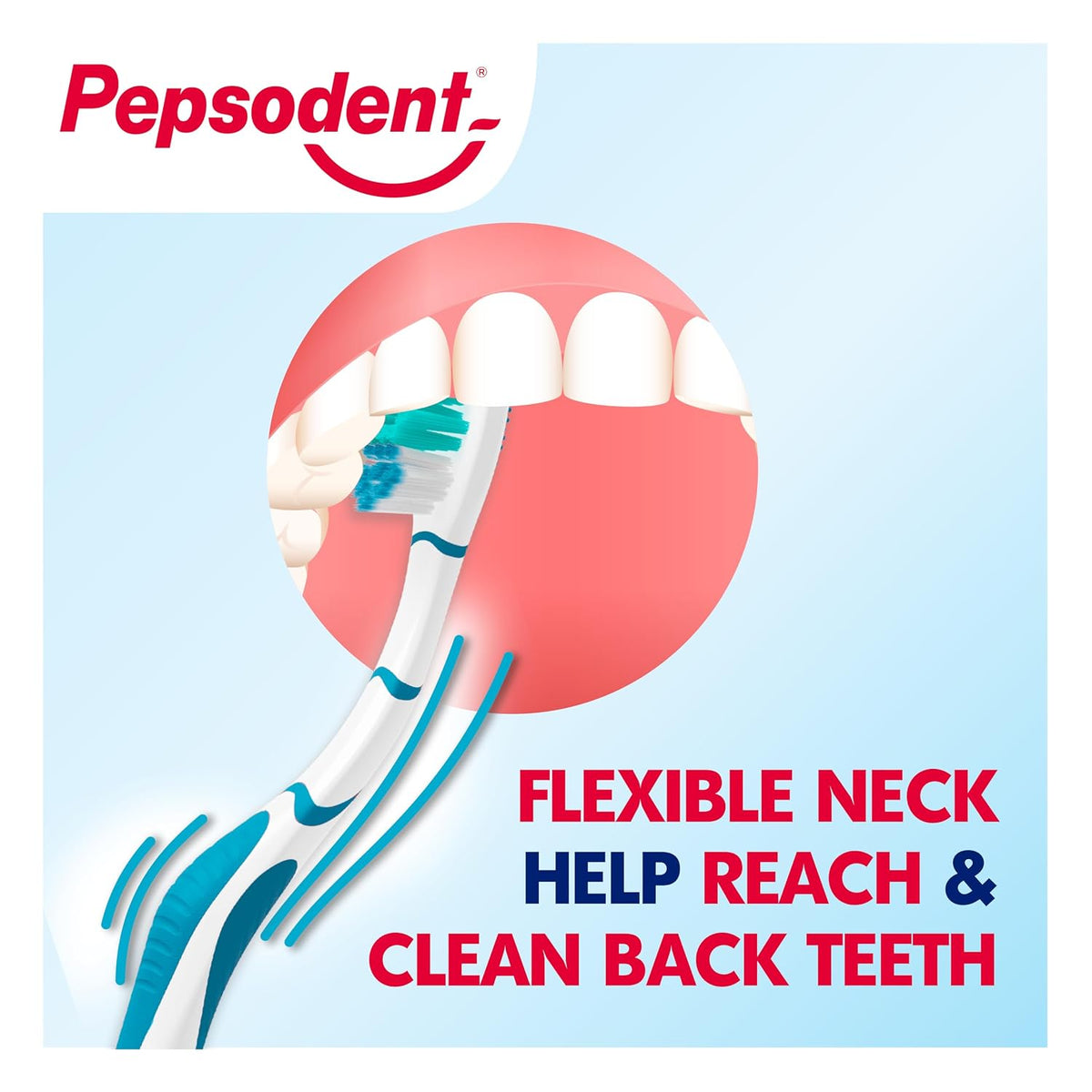 Pepsodent Sensisoft soft bristles manual toothbrush for adults - Pack of 3, Multicolor - for sensitive teeth and gums