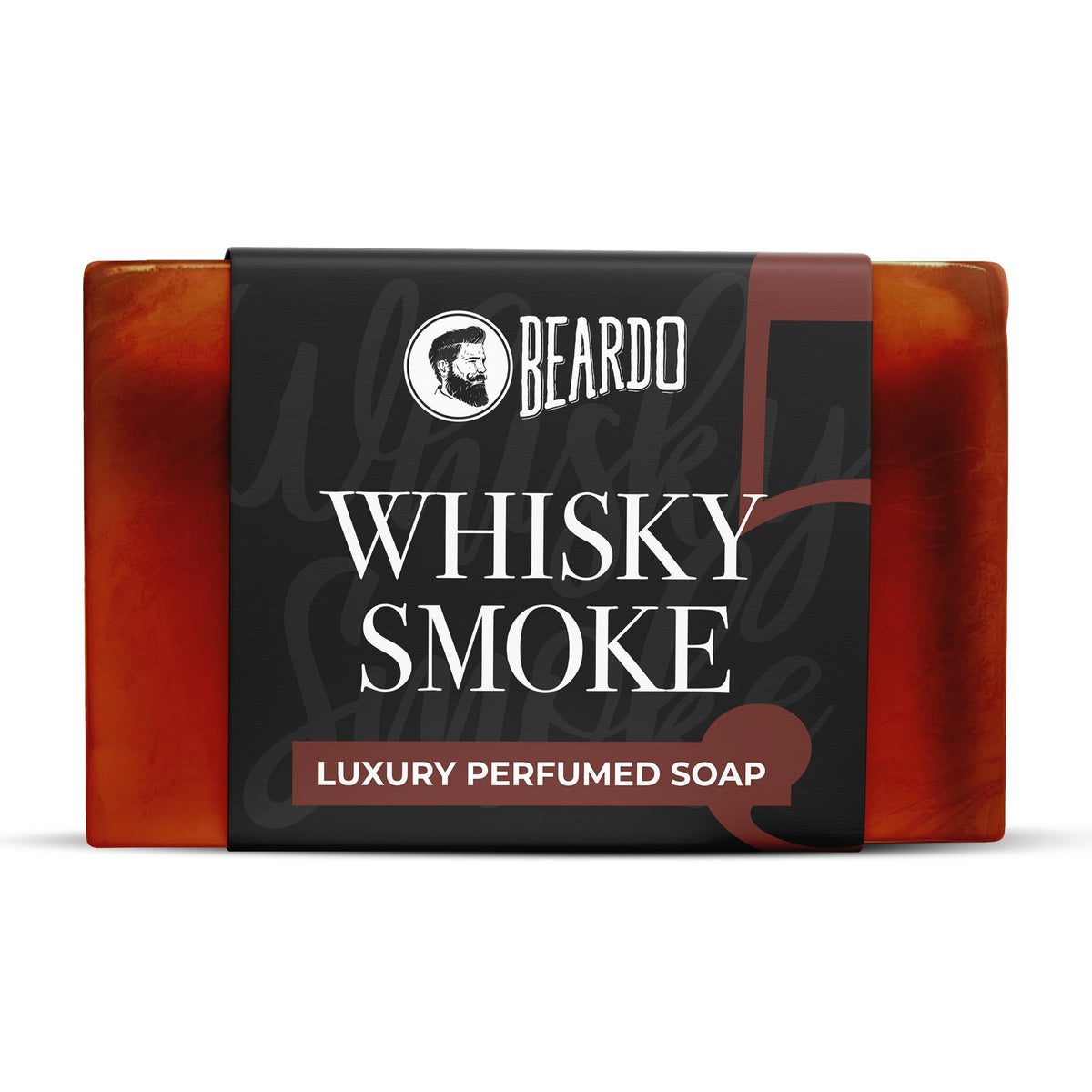 Beardo Whisky Smoke Perfumed Luxury Soap for Men, 75g | Deep cleanses skin pores | Repairs broken skin and Reduce Hyperpigmentation | Refreshing Fragrance all d