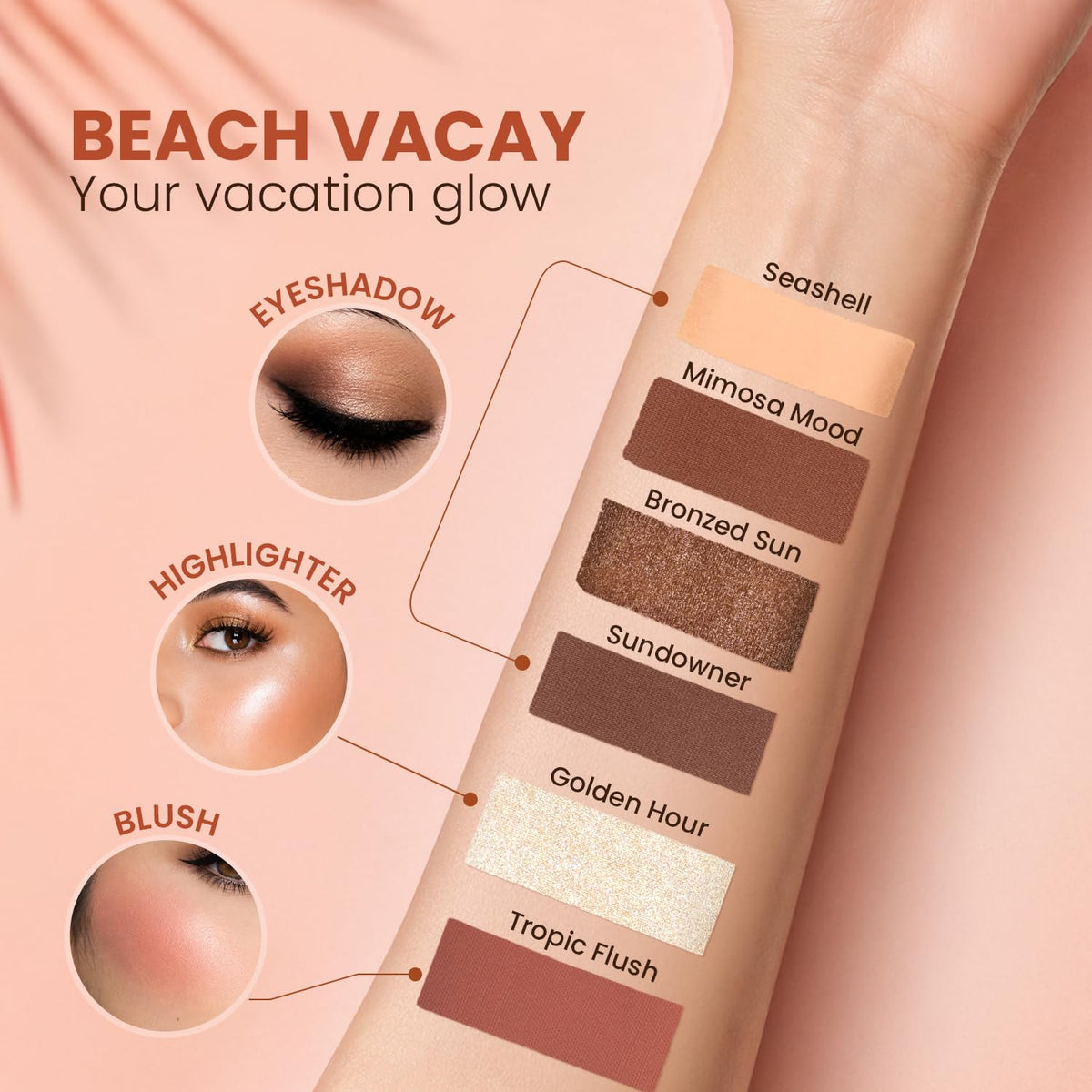 Swiss Beauty Take Me Anywhere Makeup Kit | Multi-Use Palette | Compact & Travel-Friendly | Highly Pigmented | Ultra-Blendable