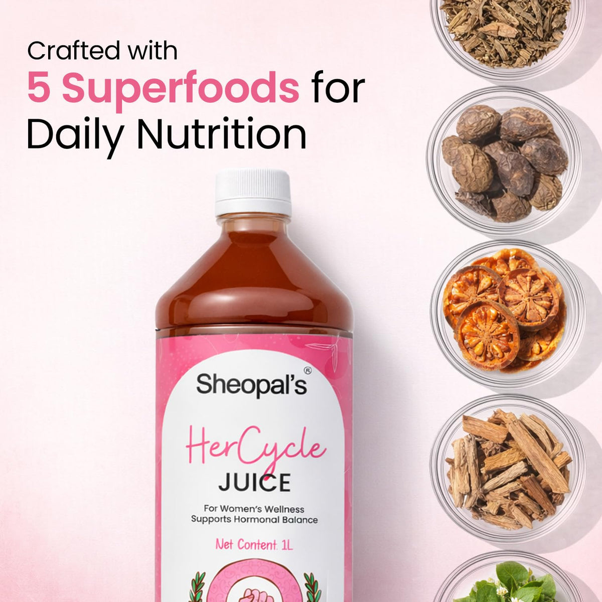 Sheopal's HerCycle Juice | Women's Hormonal Wellness & Menstrual Health Support