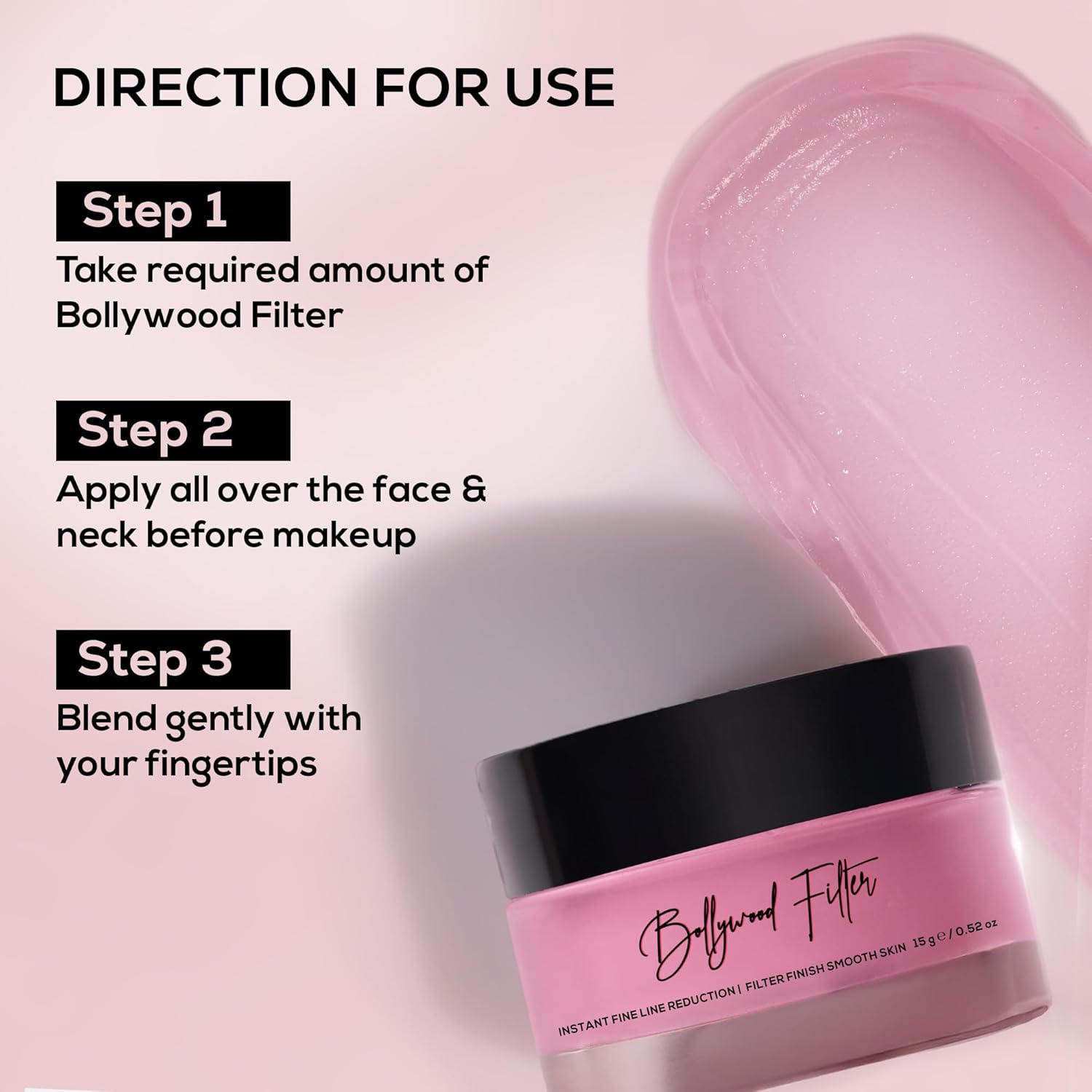 RENEE Bollywood Filter Face Primer 15gm| for a Flawless & Smooth Skin| Blurs Fine Lines, Wrinkles & Pores Instantly| Hydrating, Lightweight & Non-sticky| Cruelty-free