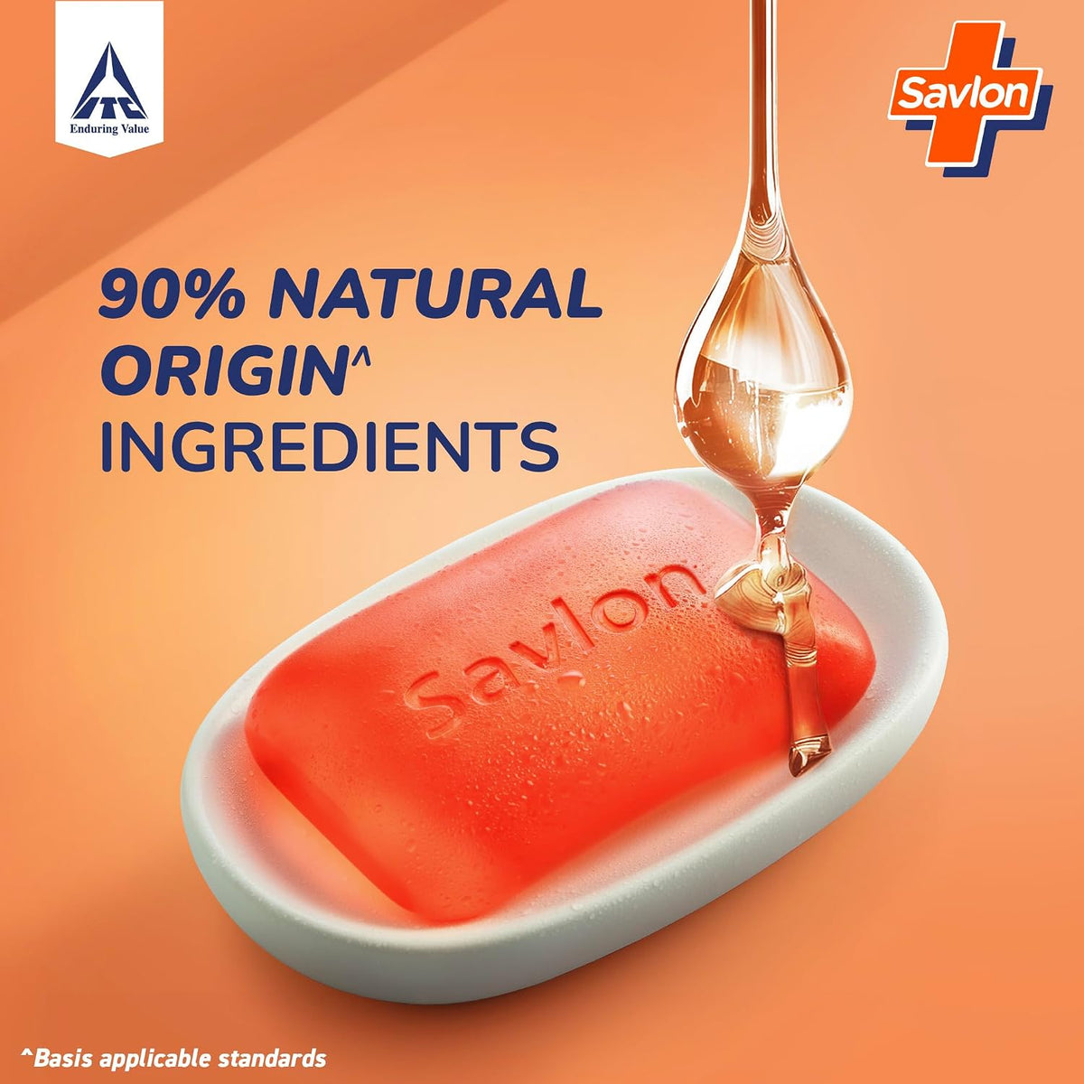 Savlon Moisturizing Glycerin Bathing Soap Bar 600g (120g Pack of 5) | 99.9% Germ Protection | Natural-Origin Glycerin | Value Family Pack | Soft Moisturized Ski