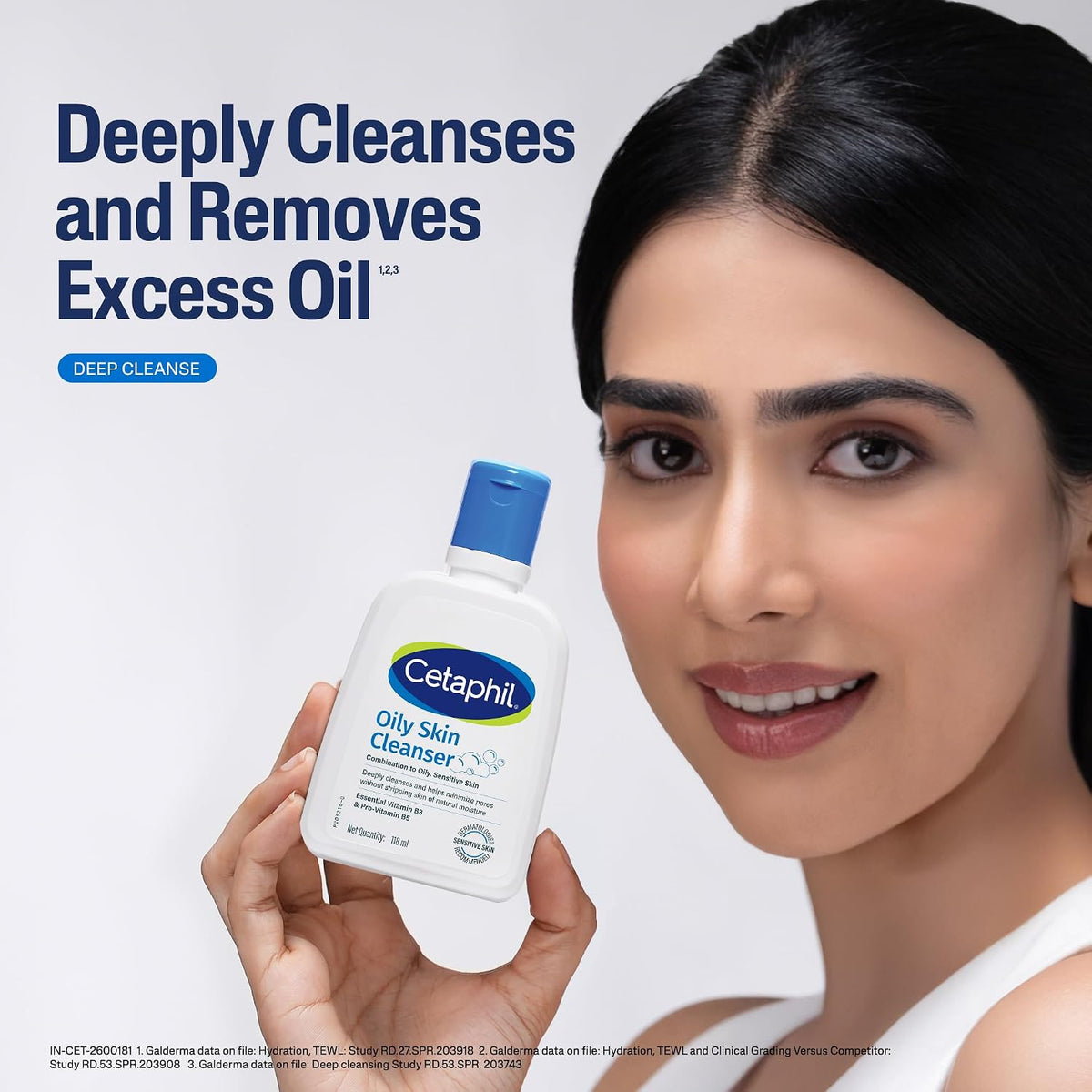Cetaphil Travel Pack - Oily Skin Essentials - Oily Skin Facewash Cleanser 60ml and Moisturizing Lotion 60ml - Cleanser + Moisturizer Travel Essentials