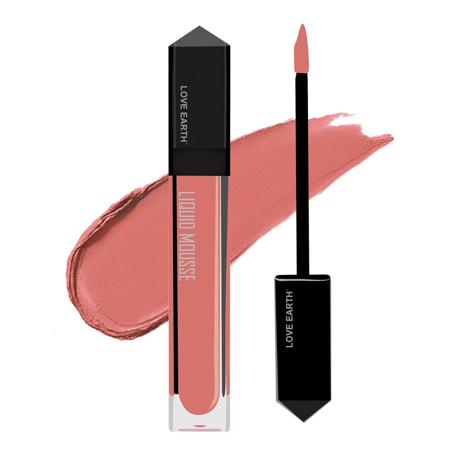 Love Earth Lipstick (Matte) (6 ml (Pack Of 1) Pink Lady)