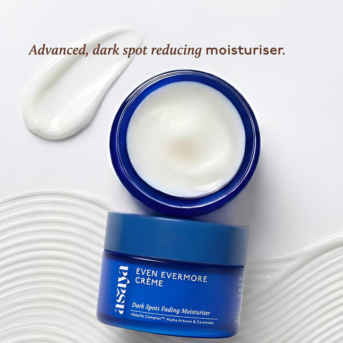 Asaya Ceramides Moisturizer with Alpha Arbutin | Dark Spots & Acne Marks Removal Cream | MelaMe™ Complex for Hyperpigmentation & Even Skin Tone | Barrier Repair