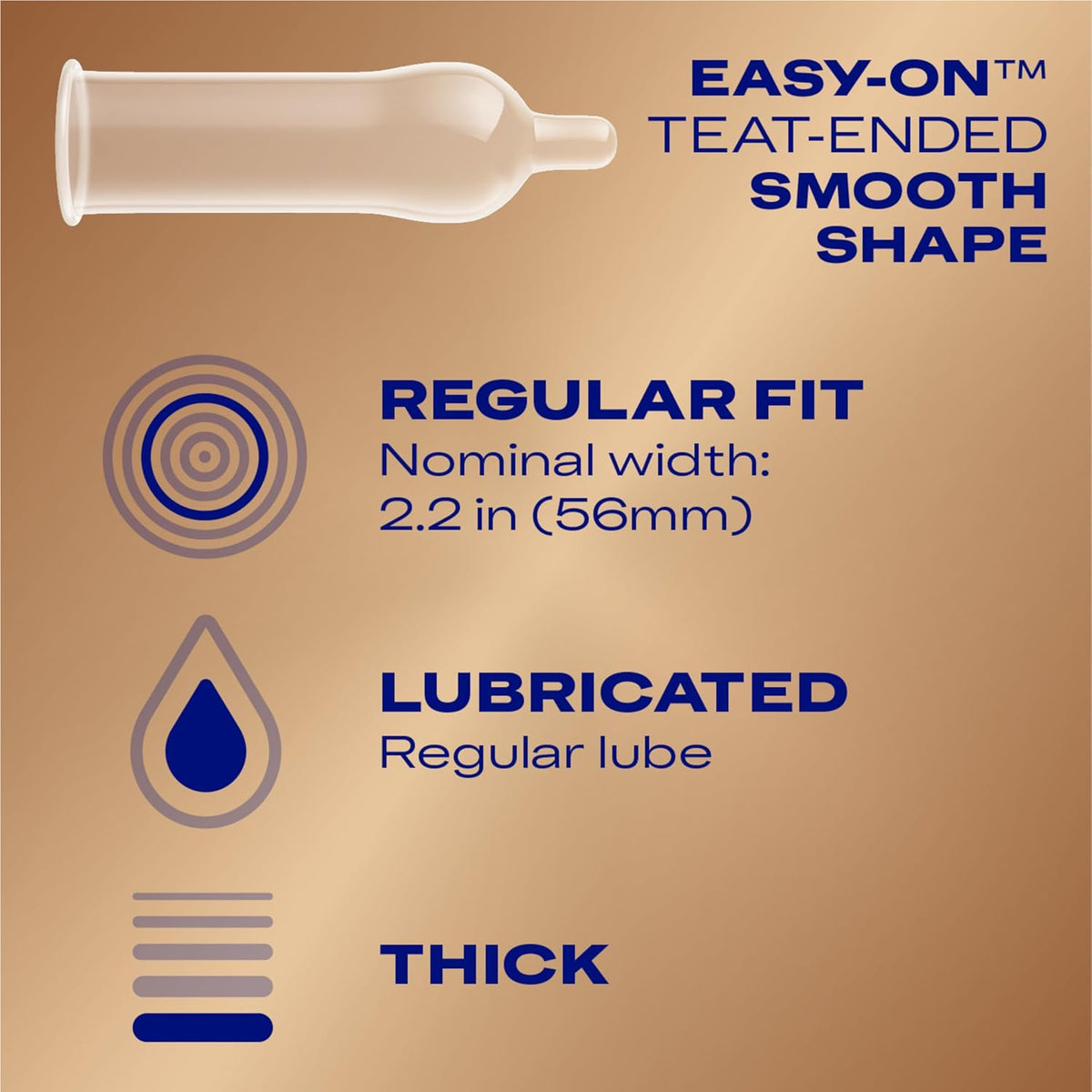 Durex Condom Real Feel Non Latex Condoms, 24 Count - Ultra Fine & Lubricated for skin on skin feeling