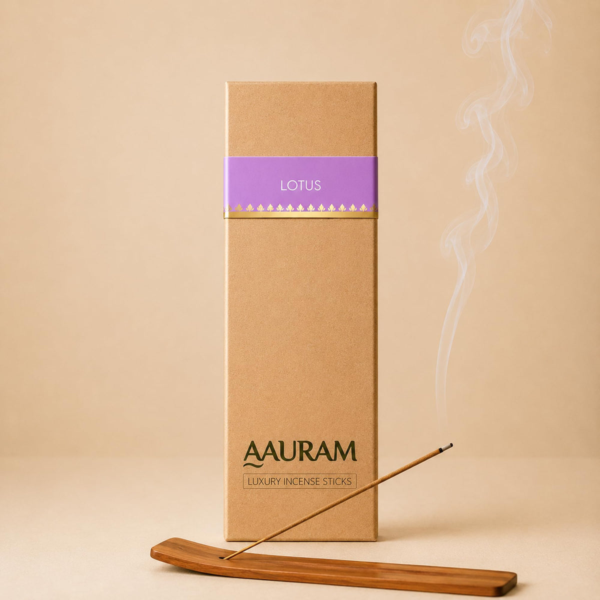 Lotus Agarbatti Incense Sticks | 100% Organic 70 Sticks Refill Pack | Charcoal Free Natural Agarbatti for Pooja, Meditation & Home Fragrance