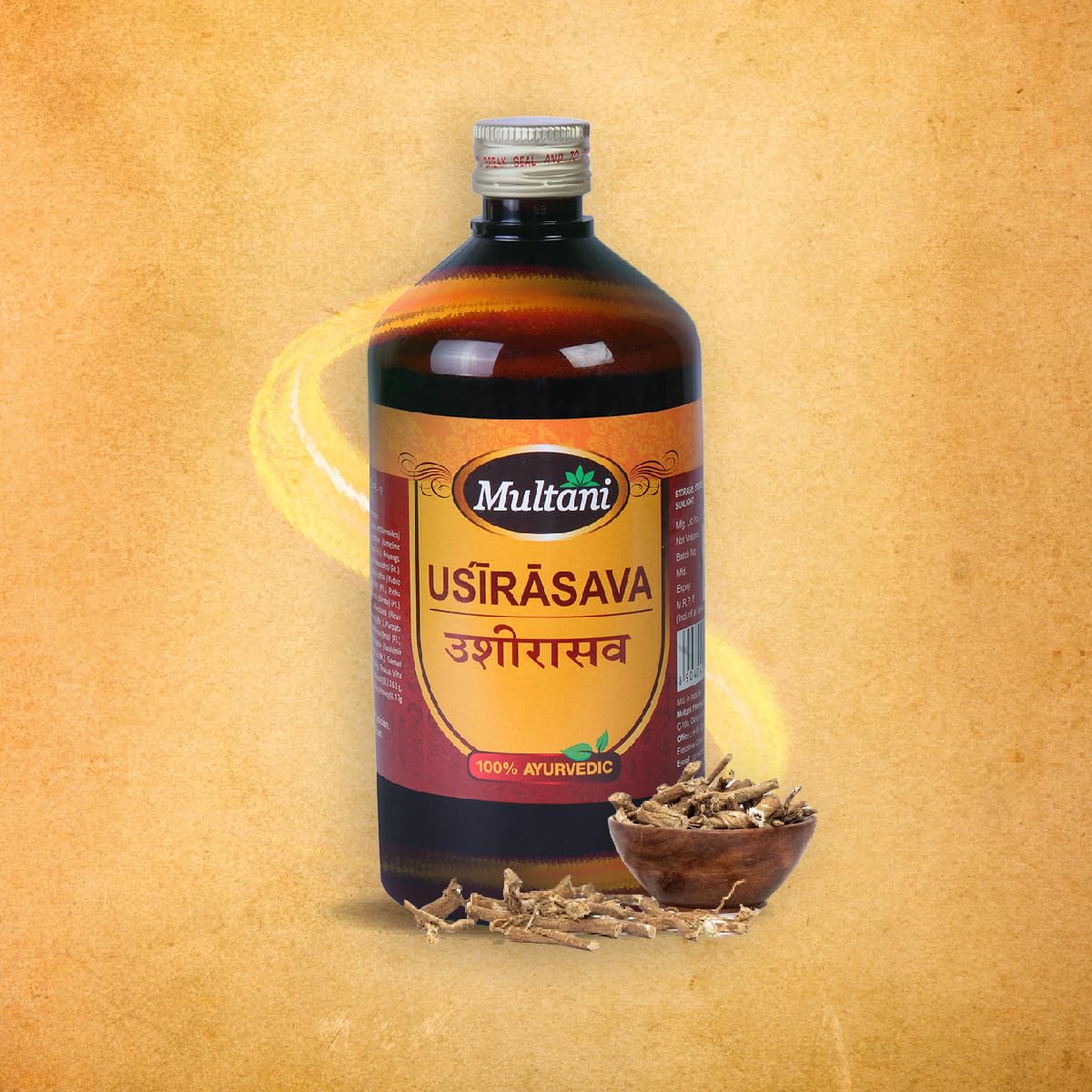 Multani Usirasava | Useful In Urinary Disorders, Piles & Burning Sensation In Skin | Ayurvedic Blood Purifier | For Chronic Pain Relief, Clear Healthy Skin & Re